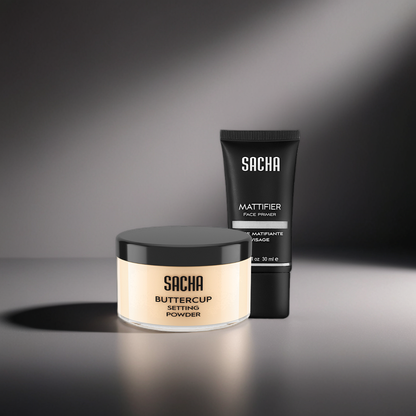 Sacha Cosmetics setting powder and face primer